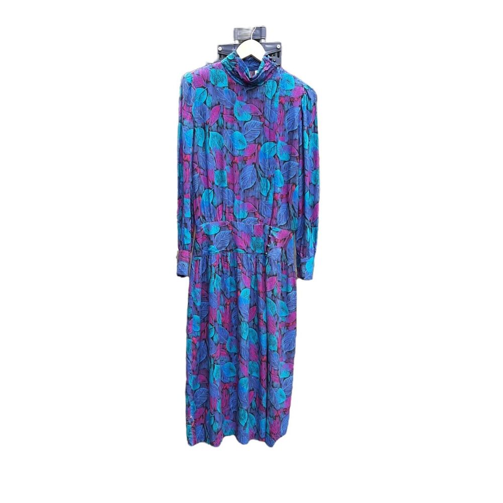 Vintage Patty O'Neil by Monique Robidoux Secretary Midi Dress Size 10 - Picture 3 of 12